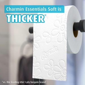 Charmin Essentials Soft Toilet Paper. 9 Mega Rolls = 36 Regular Rolls