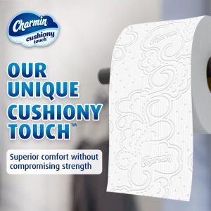 Charmin Ultra Soft Cushiony Touch Toilet Paper. 18 Family Mega Rolls