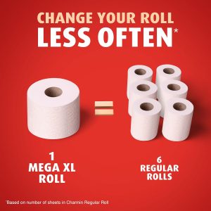 Charmin Toilet Paper Ultra Strong Clean Touch. 18 Family Mega XL Rolls