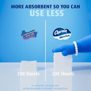 Charmin Ultra Soft Toilet Paper. 18 Mega XL Rolls