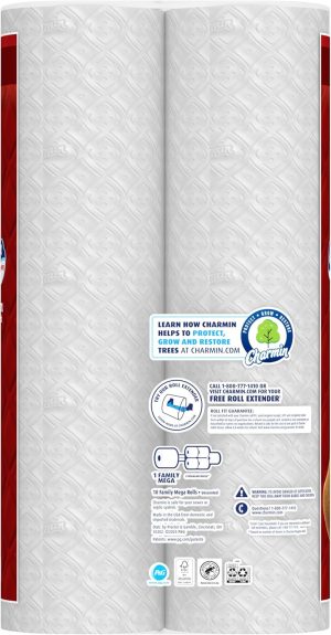 Charmin Ultra Strong Clean Touch Toilet Paper. 30 Family Mega Rolls