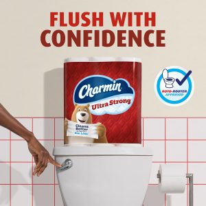 Charmin Toilet Paper Ultra Strong Clean Touch. 18 Family Mega XL Rolls