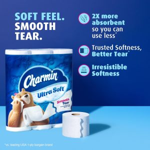 Charmin Ultra Soft Toilet Paper. 18 Mega XL Rolls