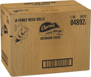 Charmin Ultra Strong Clean Touch Toilet Paper. 18 Family Mega Rolls