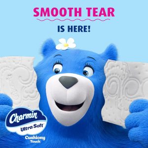 Charmin Ultra Soft Cushiony Touch Toilet Paper. 18 Family Mega XL Rolls