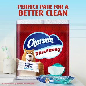 Charmin Toilet Paper Ultra Strong Clean Touch. 18 Family Mega XL Rolls