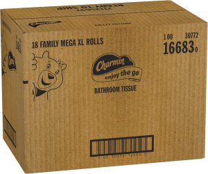 Charmin Toilet Paper Ultra Strong Clean Touch. 18 Family Mega XL Rolls